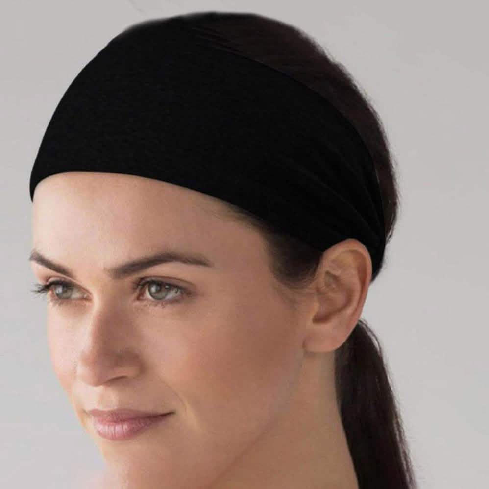 Lot de 5: Bandeau de sport et bracelet éponge unisexe