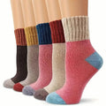 5-Pairs: Cold Resistant Thick Fuzzy Winter Socks