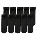 5-Pairs: Ultra-Soft Plush Lined Thermal Socks - Comfy Mid Tube Socks