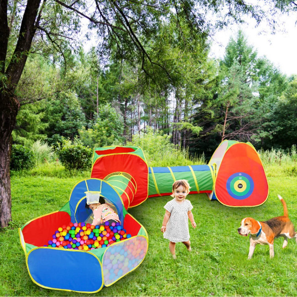 5 pièces : Tentes de jeu et piscine à balles pour enfants pop-up