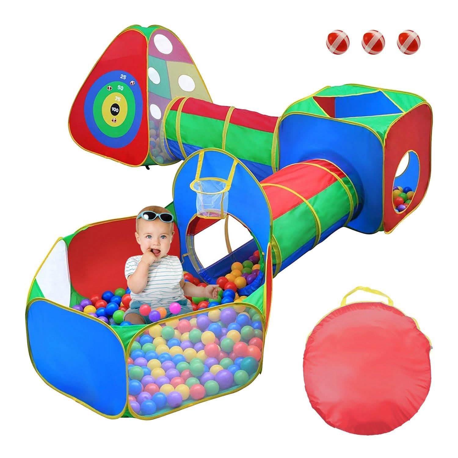 5 pièces : Tentes de jeu et piscine à balles pour enfants pop-up