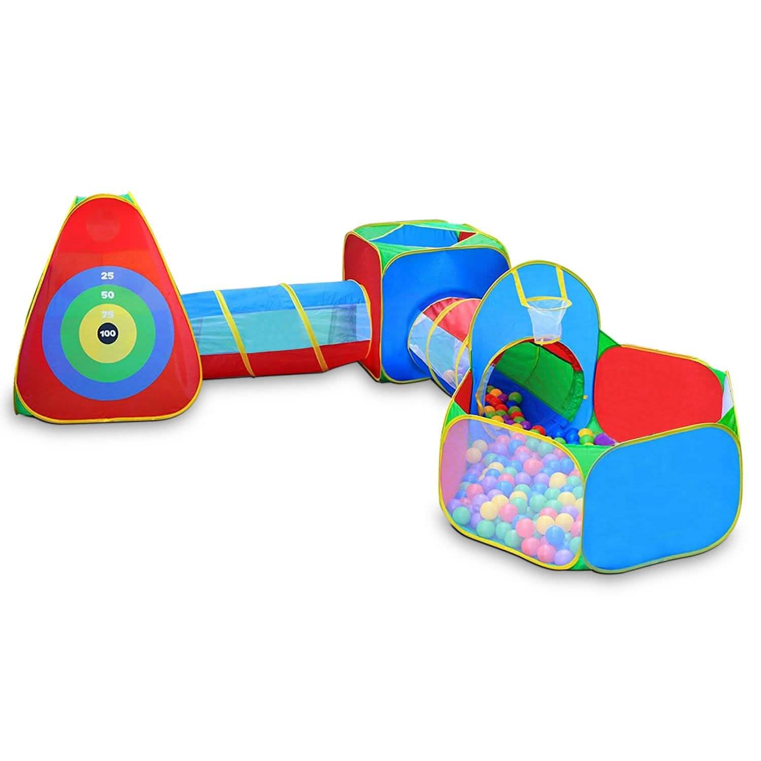 5 pièces : Tentes de jeu et piscine à balles pour enfants pop-up