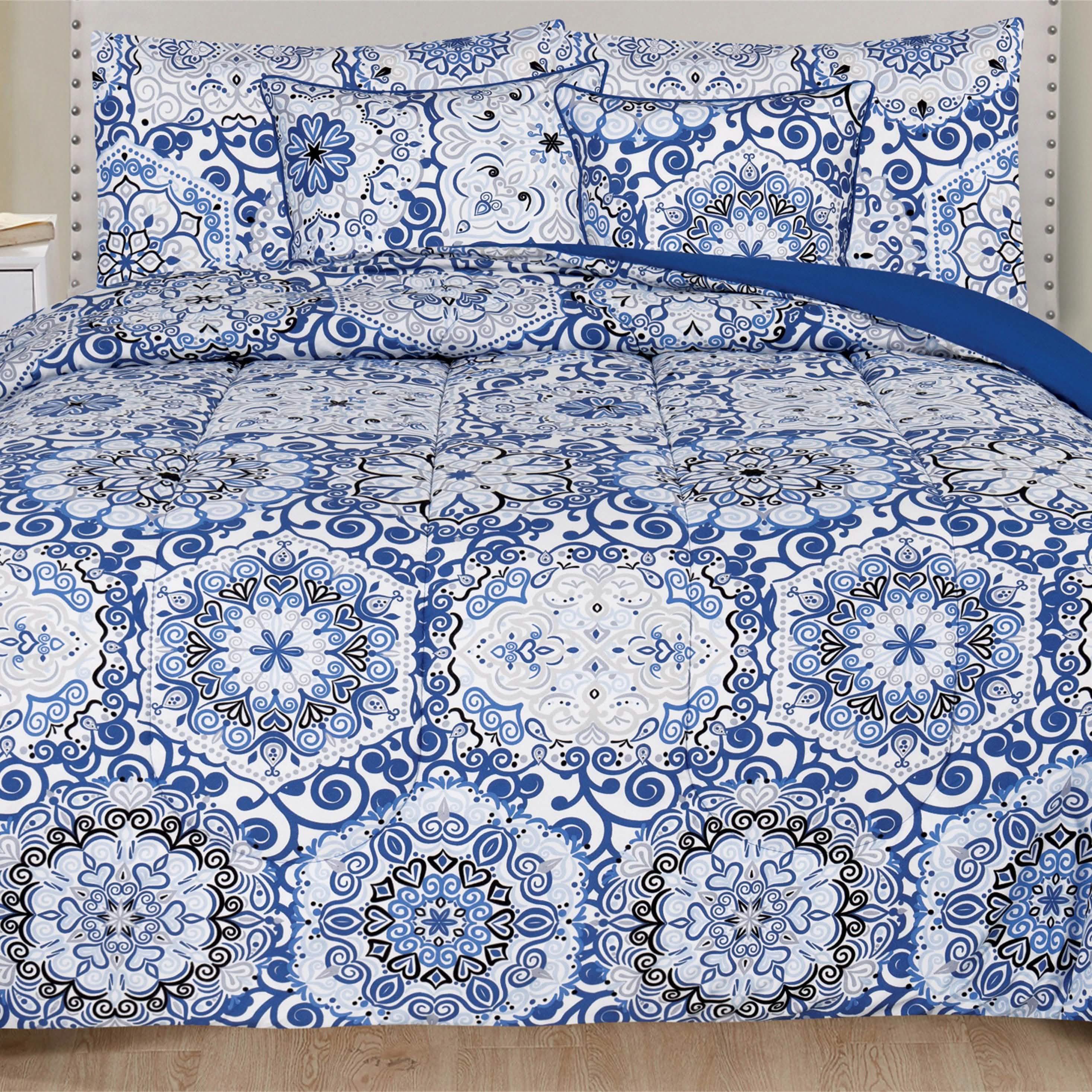 5-Piece: Reversible Comforter Set