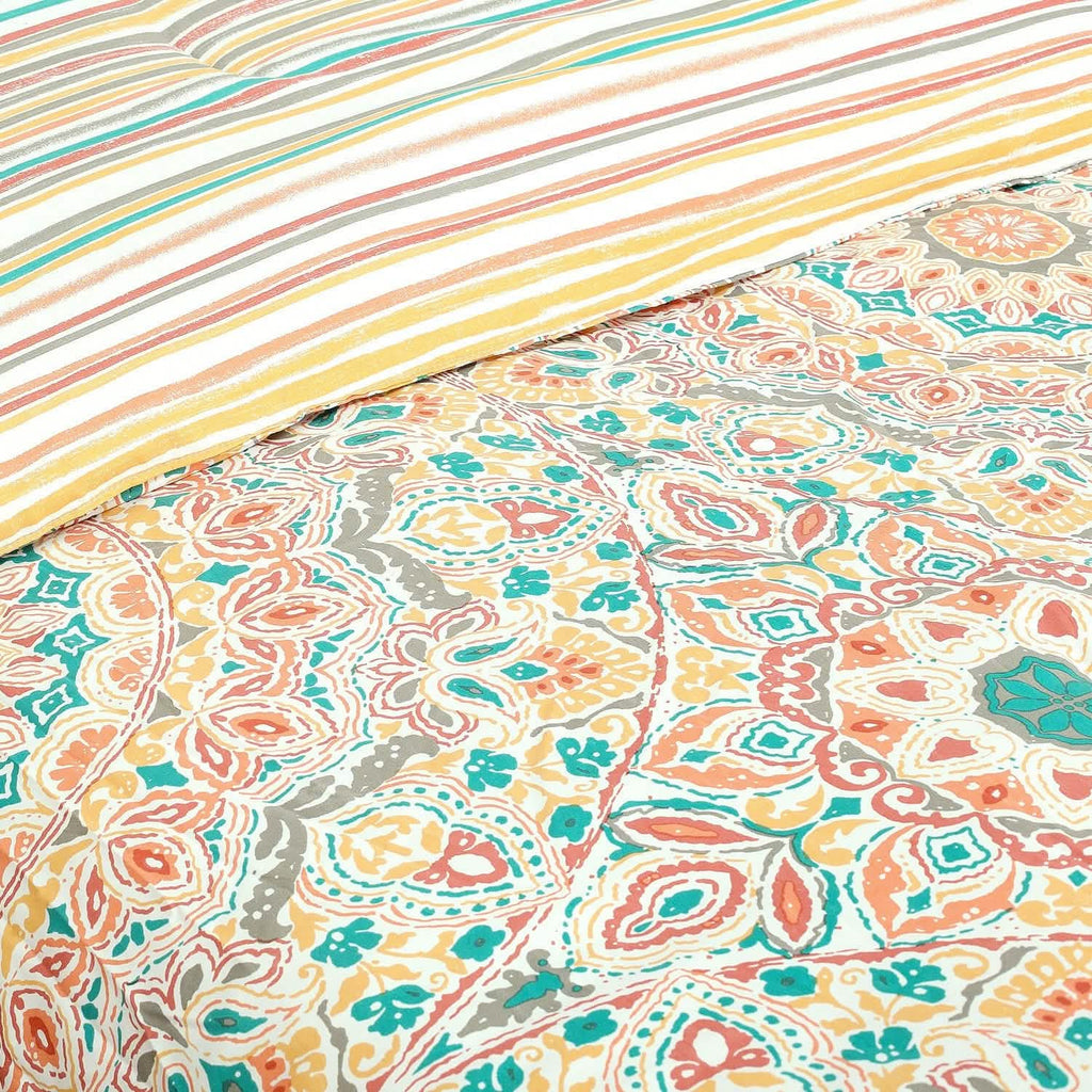 5-Piece: Sloane Street Cozumel Medallion Comforter Set