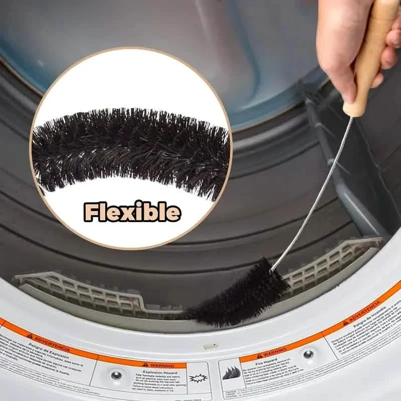 Flexible Cleaning Brush Set for Dryer Vents, Lint Traps, Radiators & Appliances
