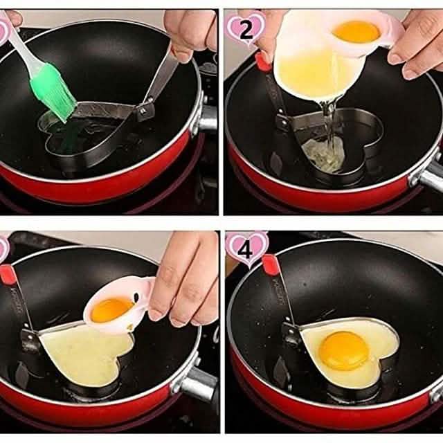 5個セット：目玉焼き型パンケーキリング