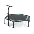50" Mini Fitness Rebounder Spring-Less Indoor 3-Level Adjustable Foam Handle