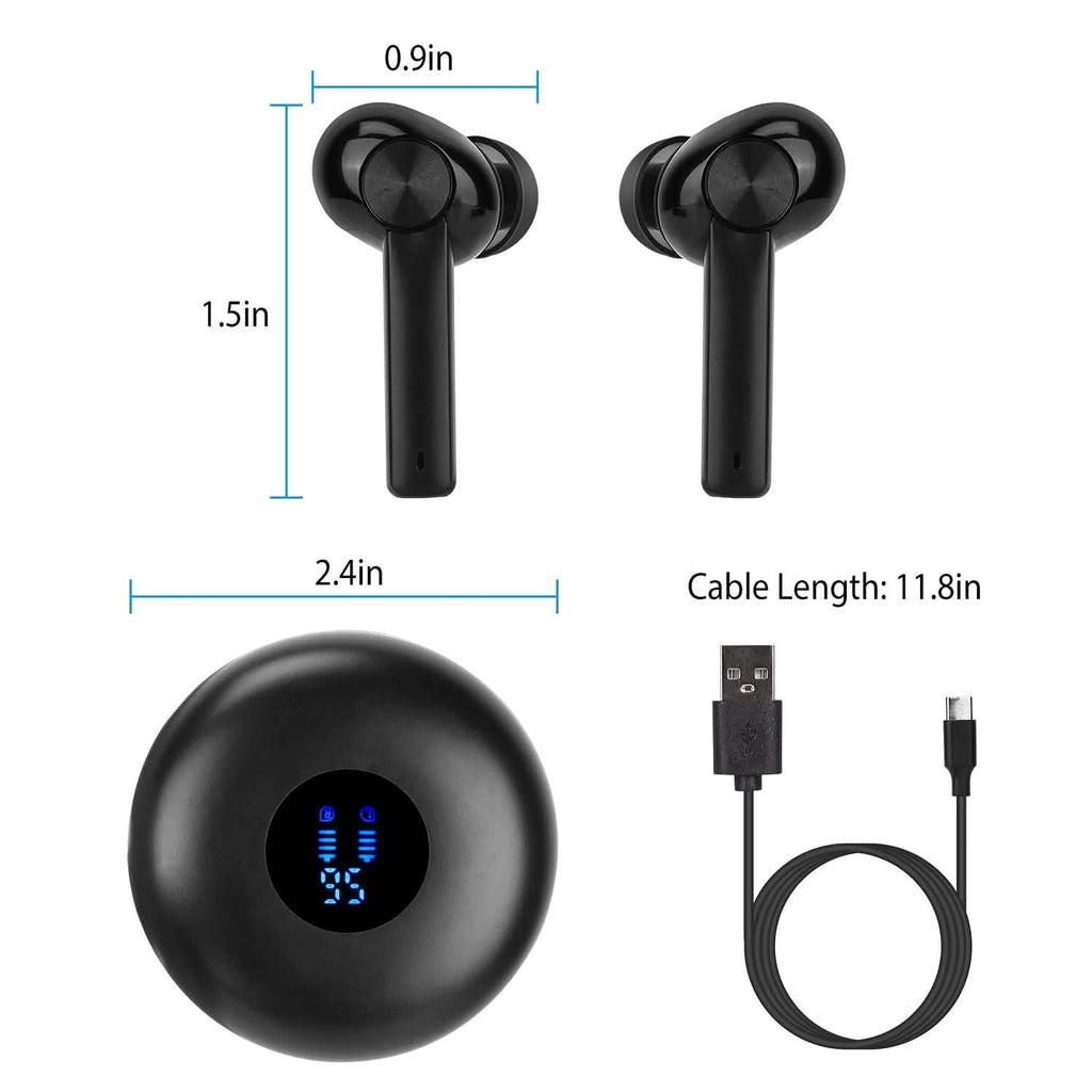 5.0 TWS ワイヤレスイヤホン