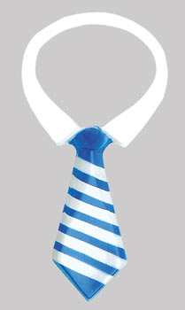 Collar & Tie - Large, 8" - Choose 3 or 24 pcs
