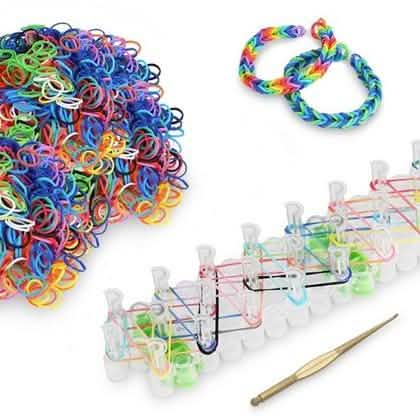 5009ピースセット：Loom Bandz プラスボードスティック＆コネクター