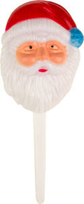Tête de Père Noël 3D rembourrée 3-1/4" - lot de 72