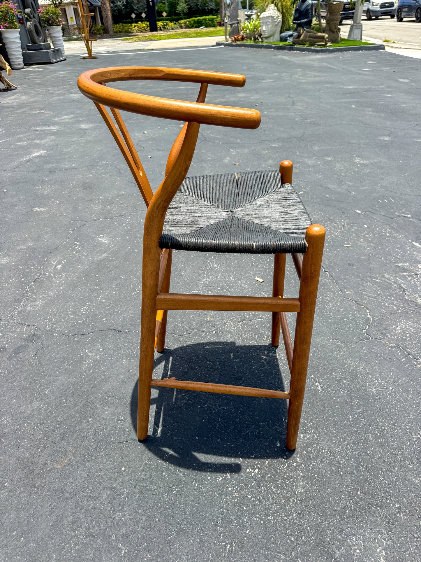 Wishbone Island Counter Stool