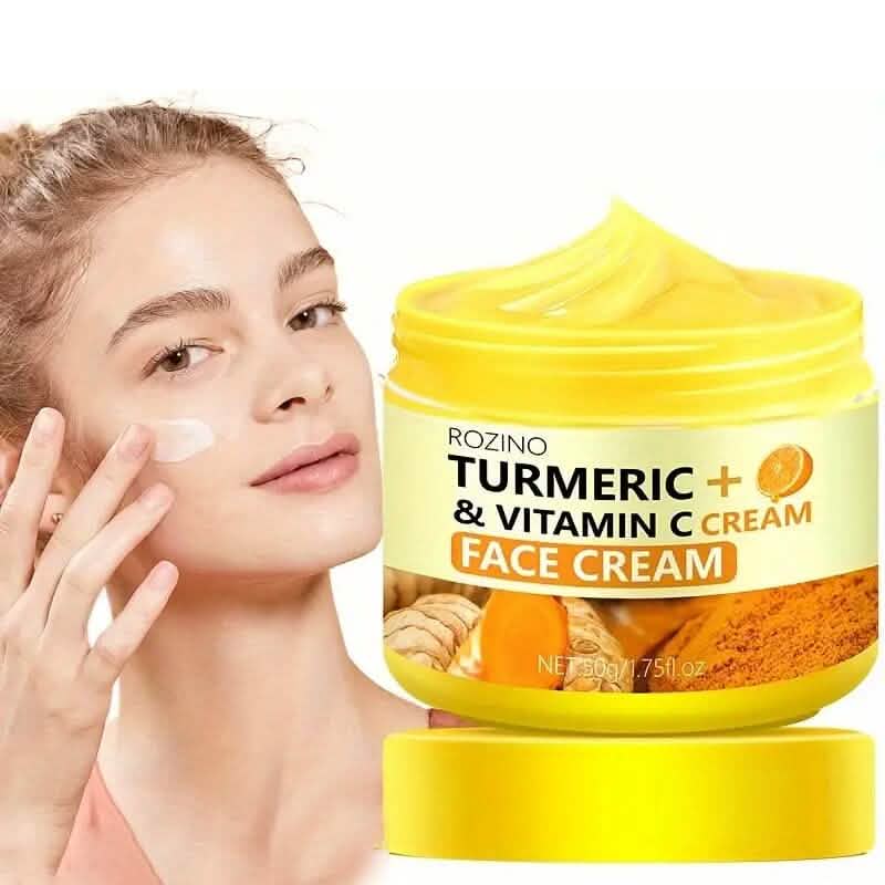 50g/1.75 Oz Turmeric + Vitamin C Face Cream with Hyaluronic Acid