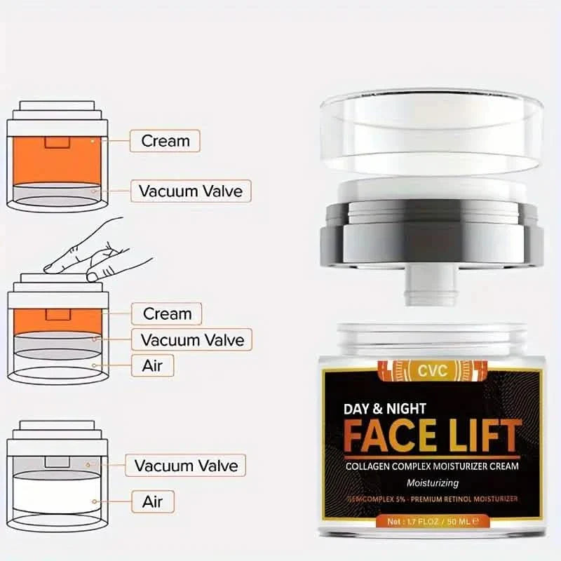 Crème liftante revitalisante 50 ml – Raffermit, lifte et hydrate visiblement avec de l'acide hyaluronique et du collagène