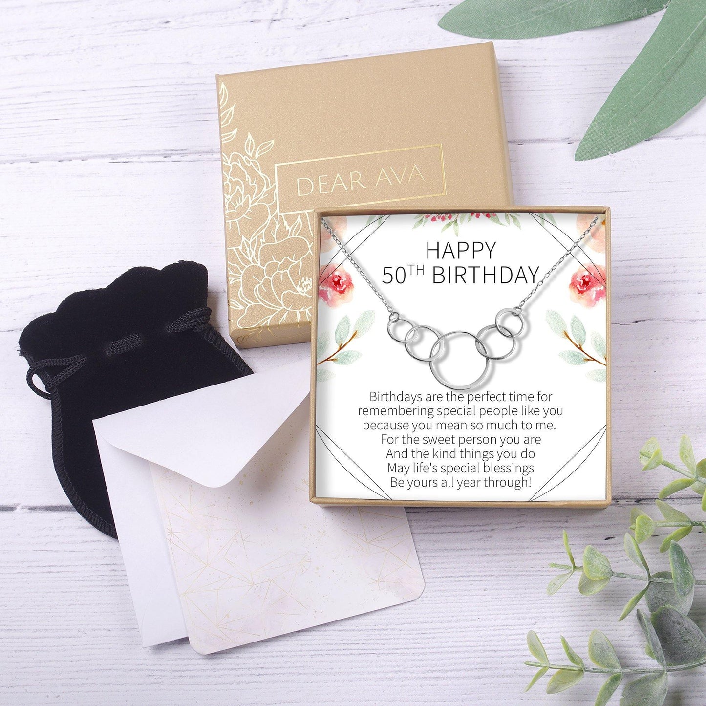 50th Birthday Necklace