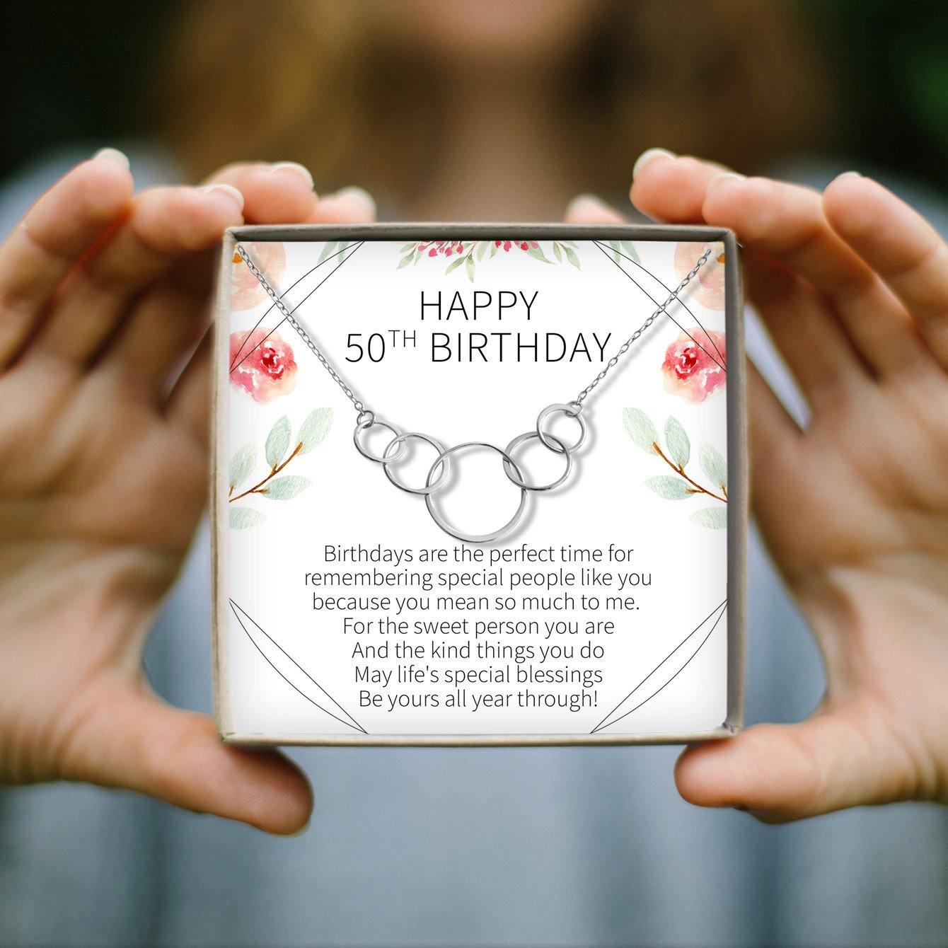 50th Birthday Necklace