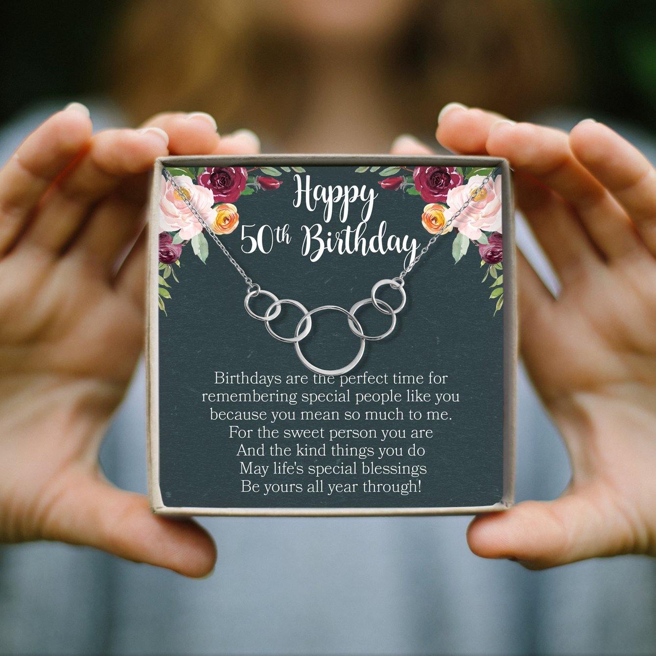 50th Birthday Necklace