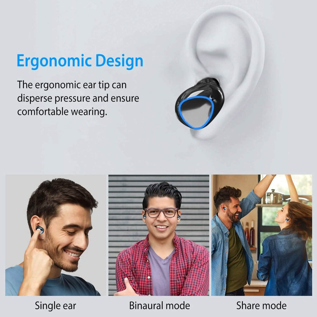 5.1 TWS Wireless Earbuds Touch Control Headphone