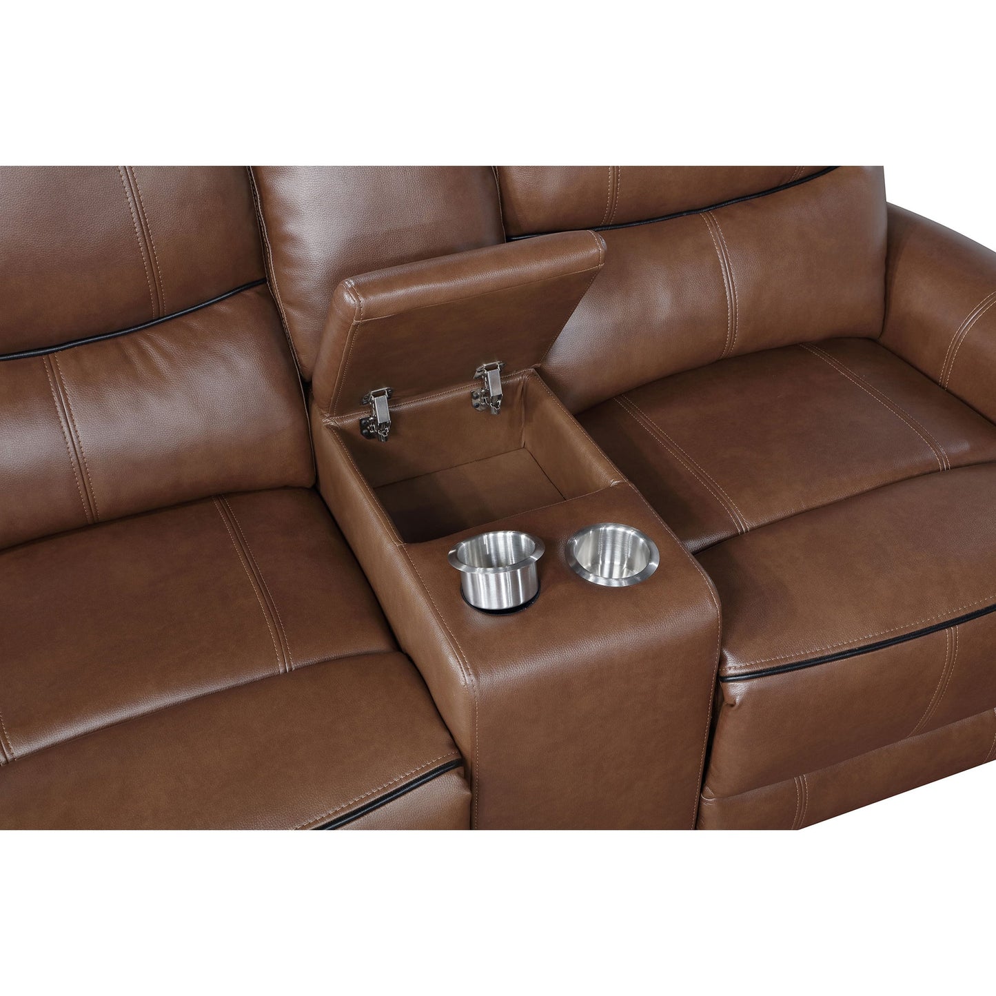 Denson Saddle Power Reclining Loveseat