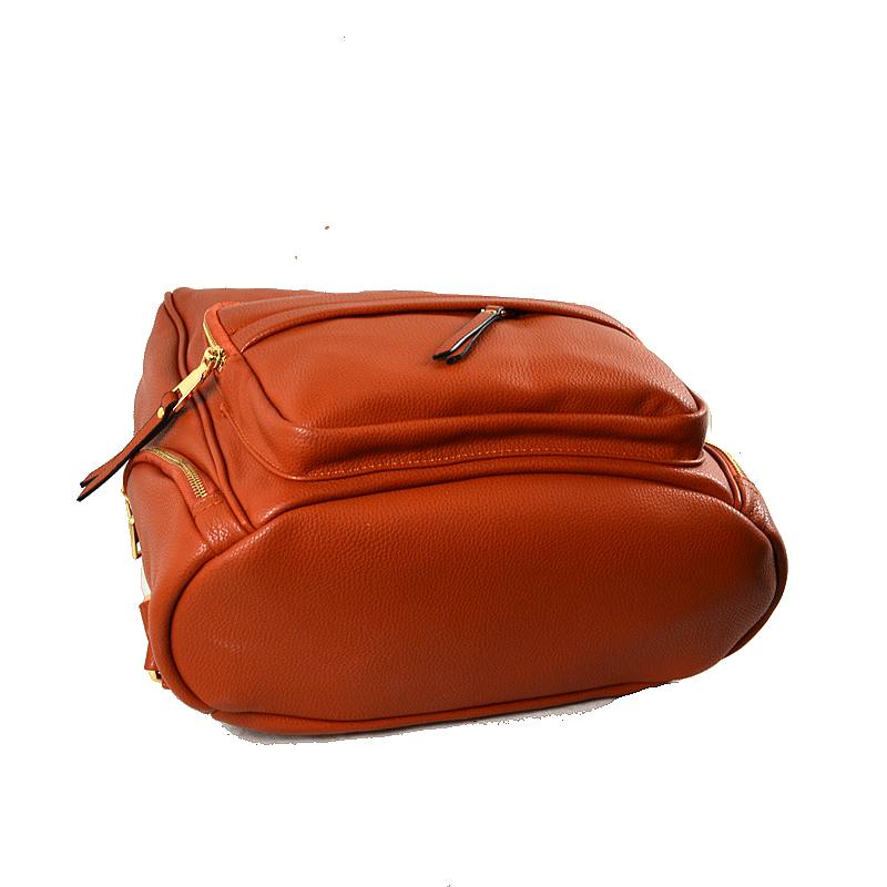 Elegant Soft PU Leather Bag Casual Shoulder Women's Backpack