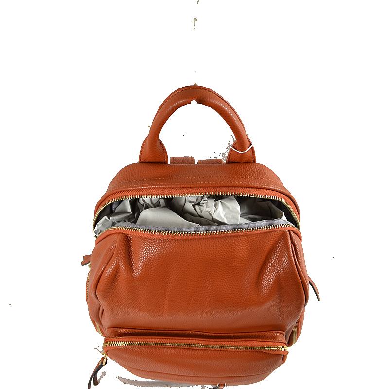 Elegant Soft PU Leather Bag Casual Shoulder Women's Backpack