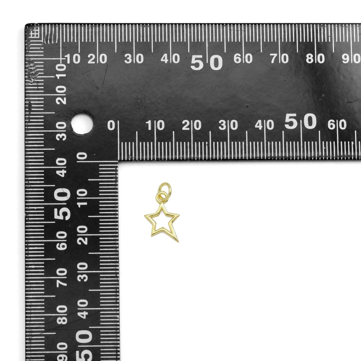 Cute unbalanced frame starCharm, Sku#LK921