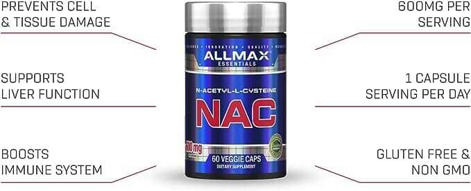 Allmax NAC (Immune Support), 60 Veggie Caps