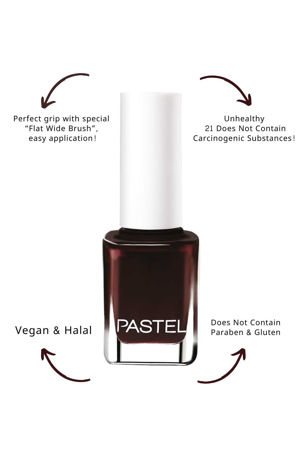 Pastel Nail Polish 80 - Vibrant Colors | Cruelty-Free | 0.44 Fl Oz