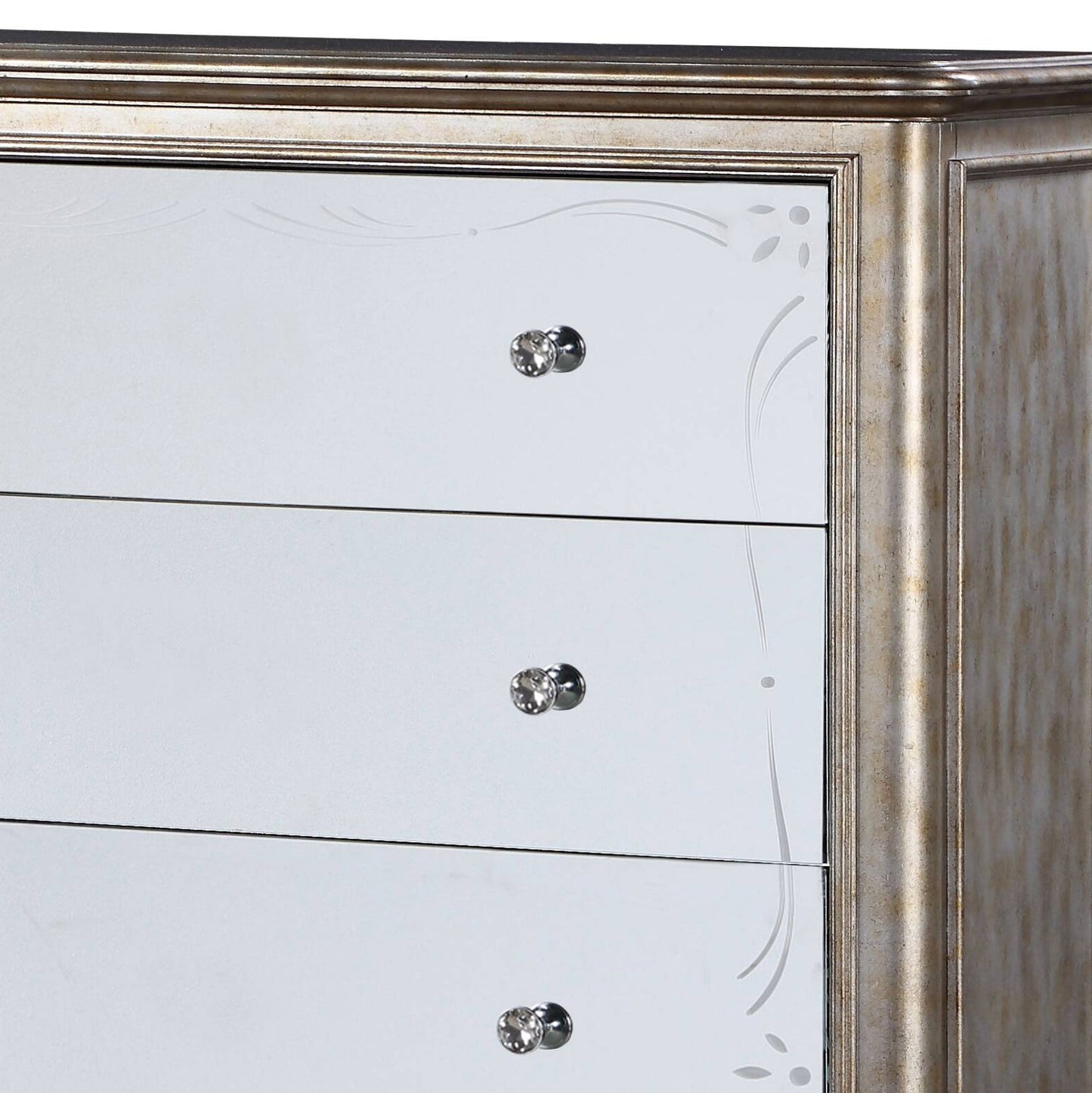 Esteban Antique Champagne Finish Chest