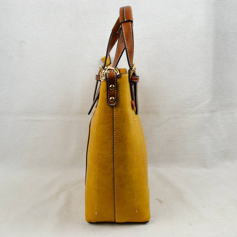 Vegan Leather Tote Shoulder Handbags For Women