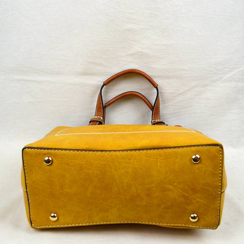 Vegan Leather Tote Shoulder Handbags For Women