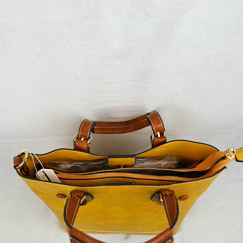 Vegan Leather Tote Shoulder Handbags For Women