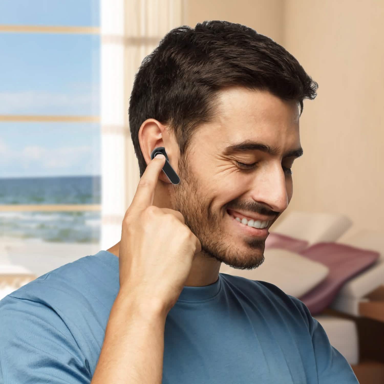 5.3 Écouteurs sans fil TWS avec contrôle tactile