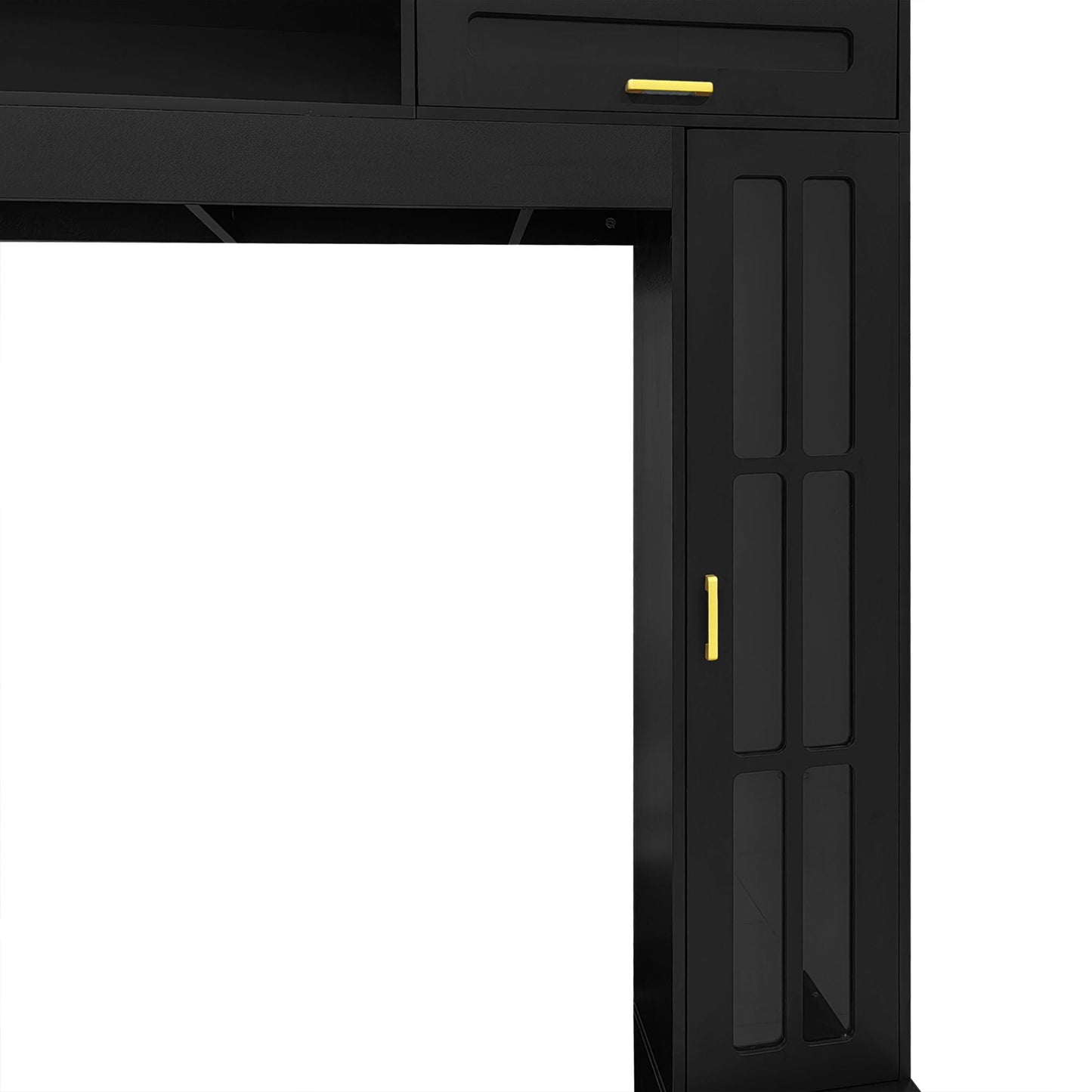 Wall Unit Entertainment Center With Bookshelves For TVs Up to 80"