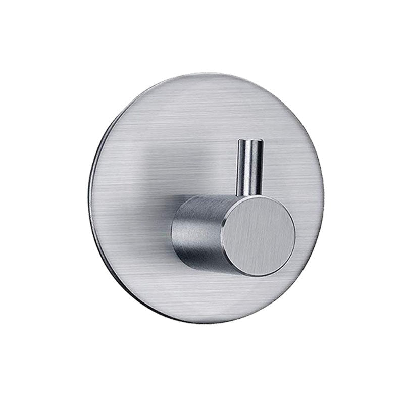 SUS304 Black Robe Hook Wall Hook Towel Hook for Bathroom Stainless Steel Coat Hook Rustproof Hook Hanger for Kitchen Hardware
