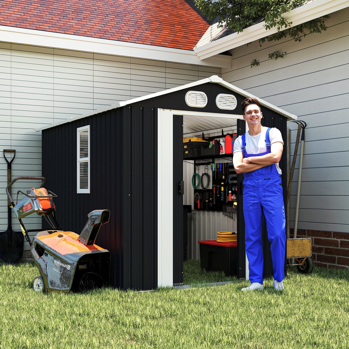 Campcraft 8x6 FT Outdoor Storage Shed
