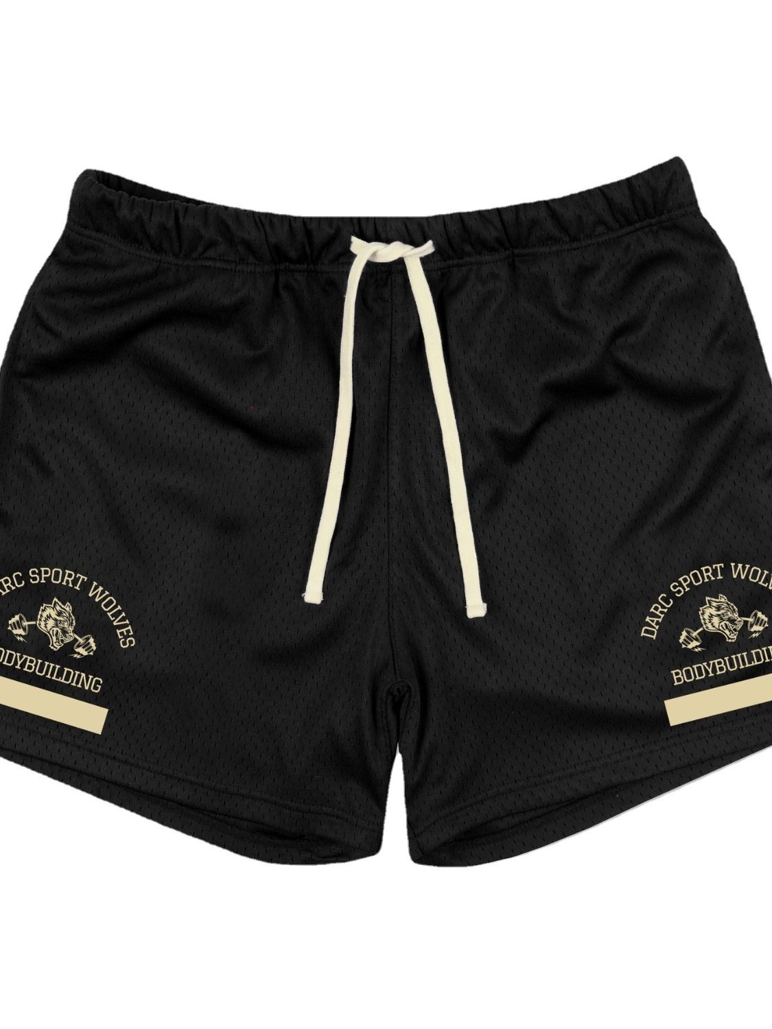 Men's Plus Size Graphic Drawstring Active Shorts
