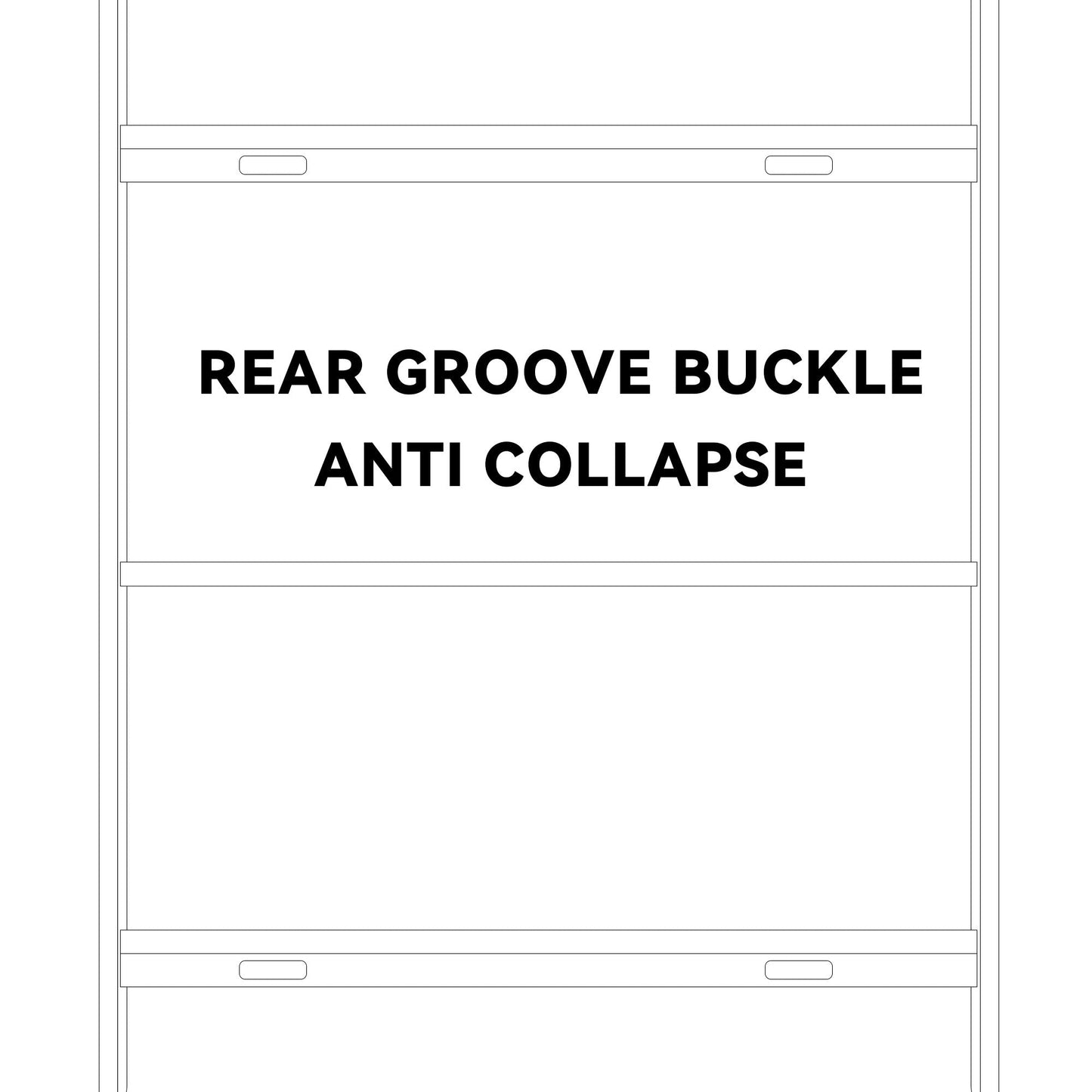 5-Tier Shelves with Rubber Wood Frame