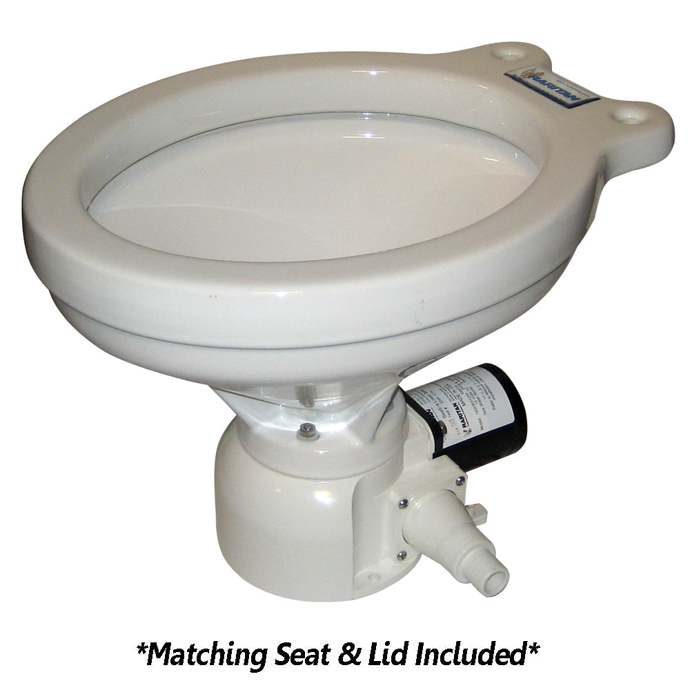 Raritan Sea Era WC QC - Modèle Domestique - Pompe d'admission à distance - Refoulement droit 90 - Contrôle intelligent du WC - 12v [162HR012]
