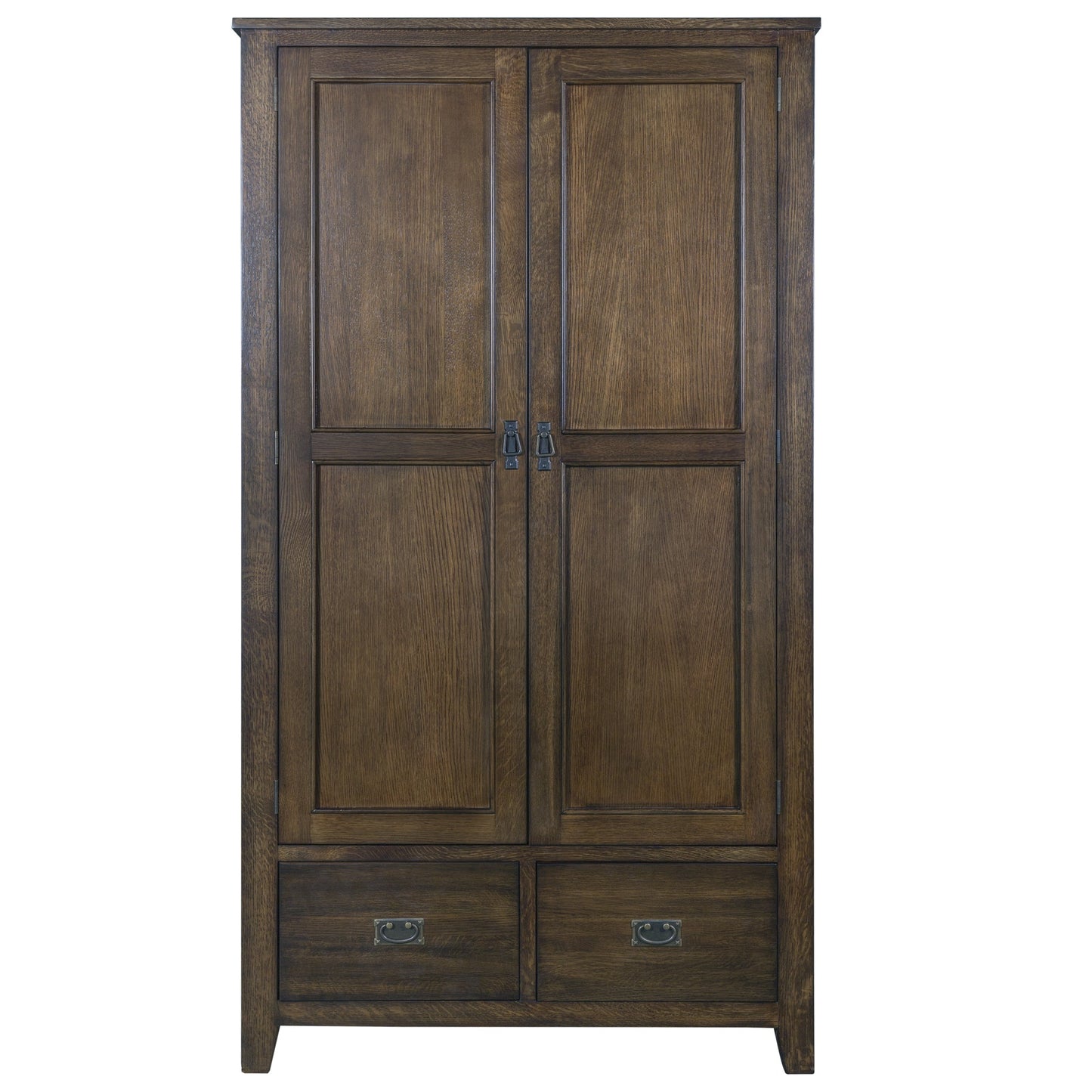 Mission 2 Door / 2 Drawer Armoire (Available in 2 Stains)