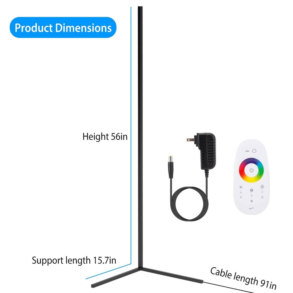 56" Floor LED Light Standing Lamp