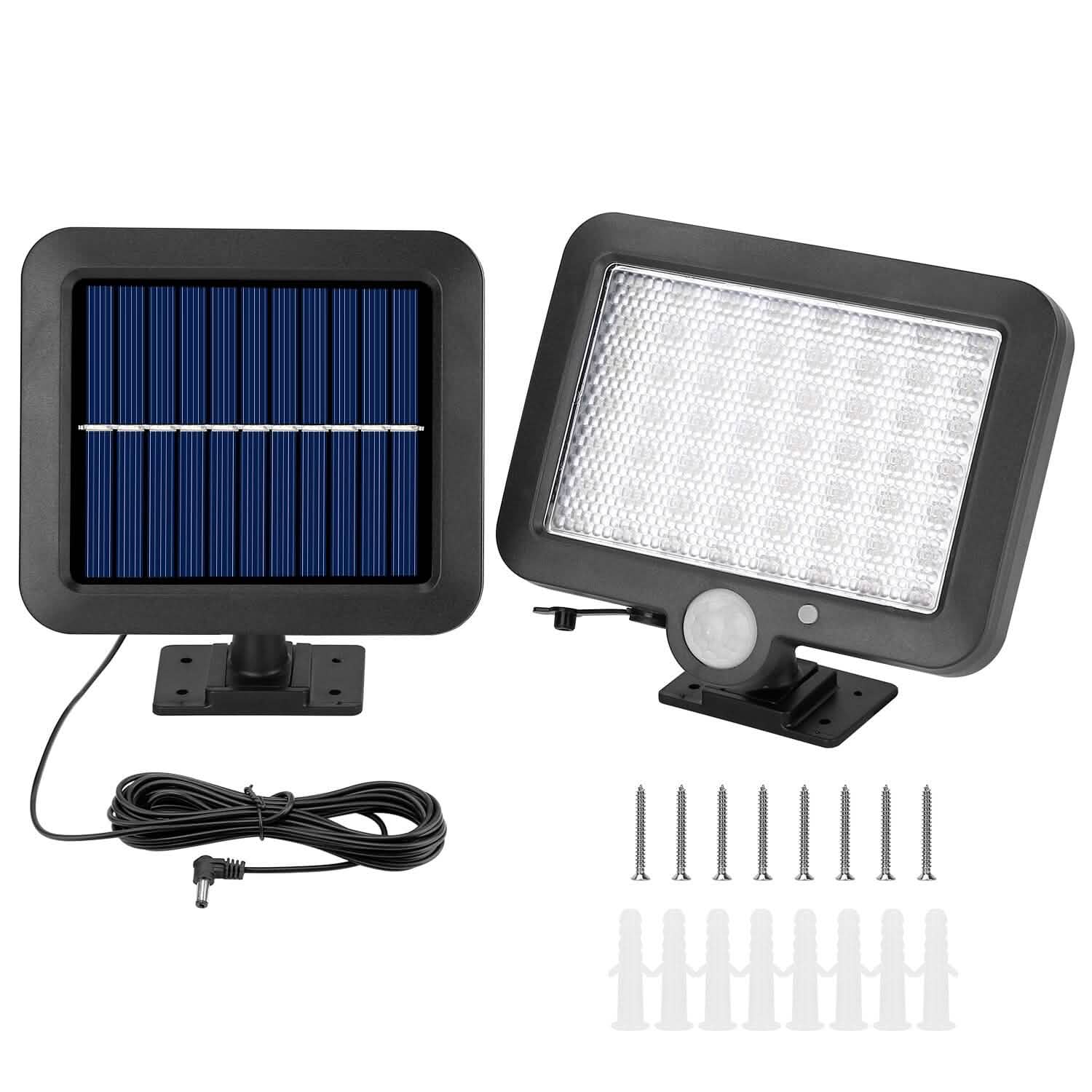 56 LEDs Outdoor Solar Security Flood Light