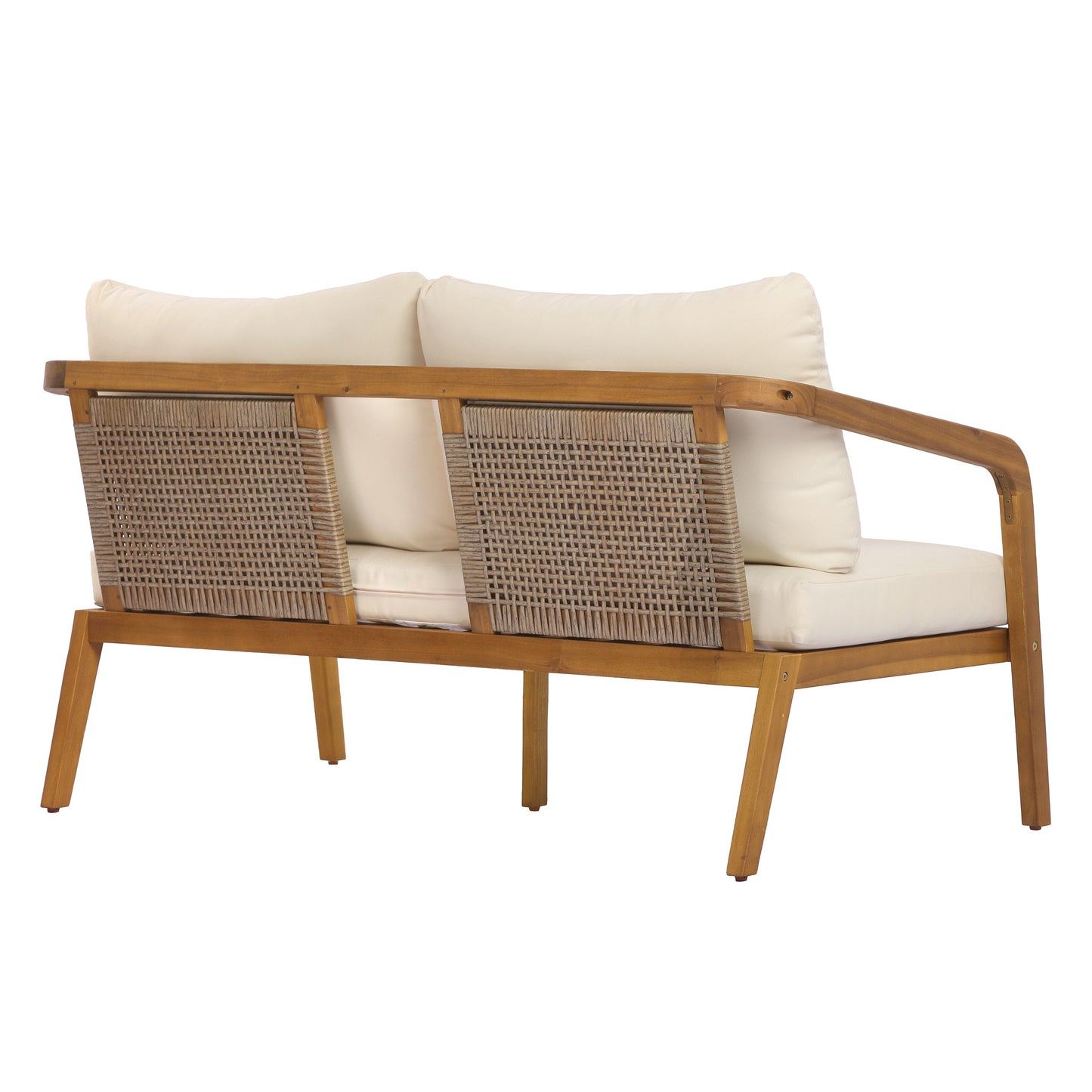 2-Piece Outdoor Loveseat & Coffee Table Set