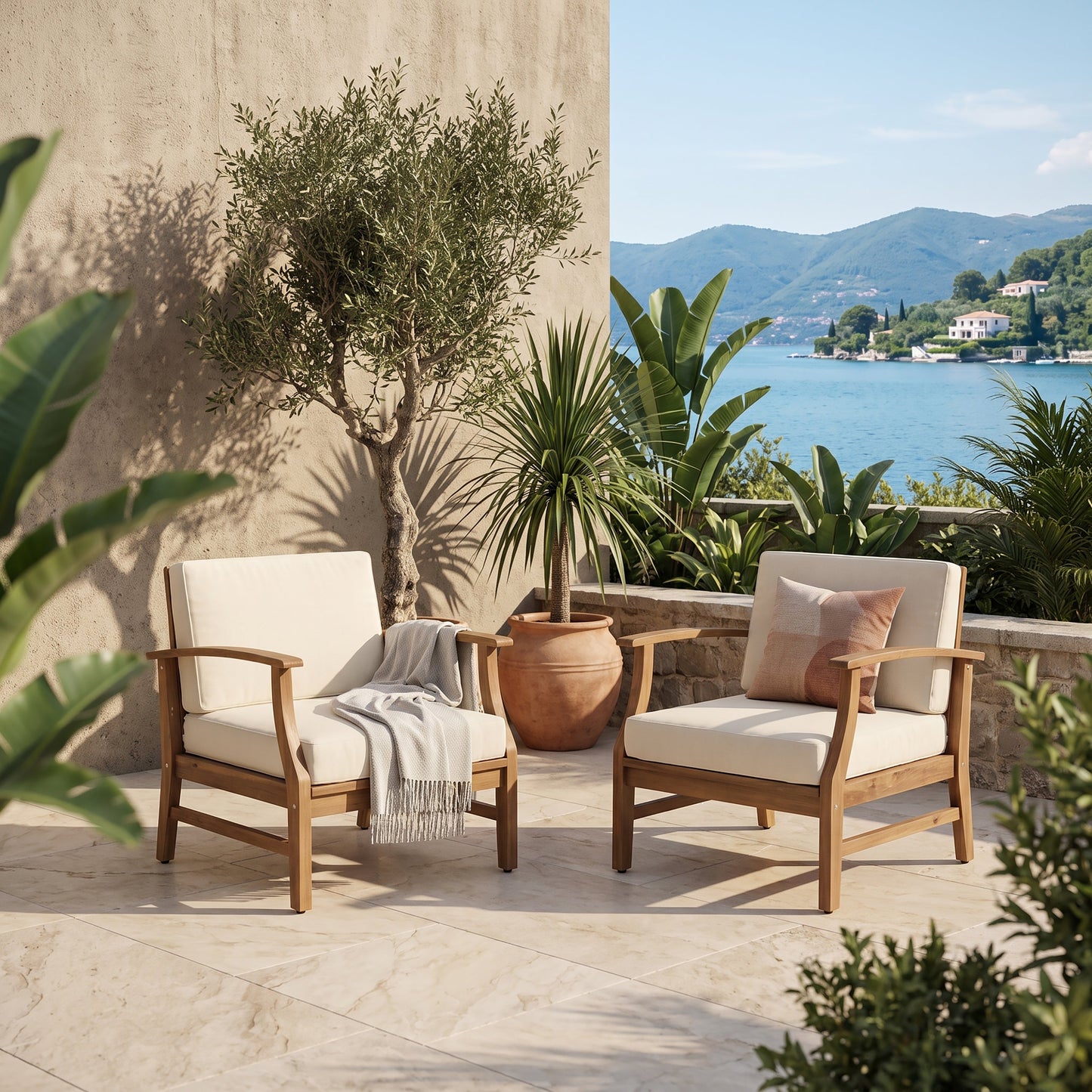 Perla Club Chairs Set of 2
