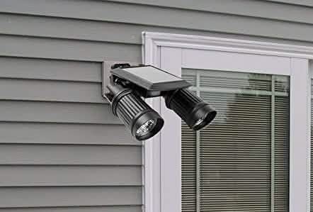 Solar Motion Sensor Twin Floodlight