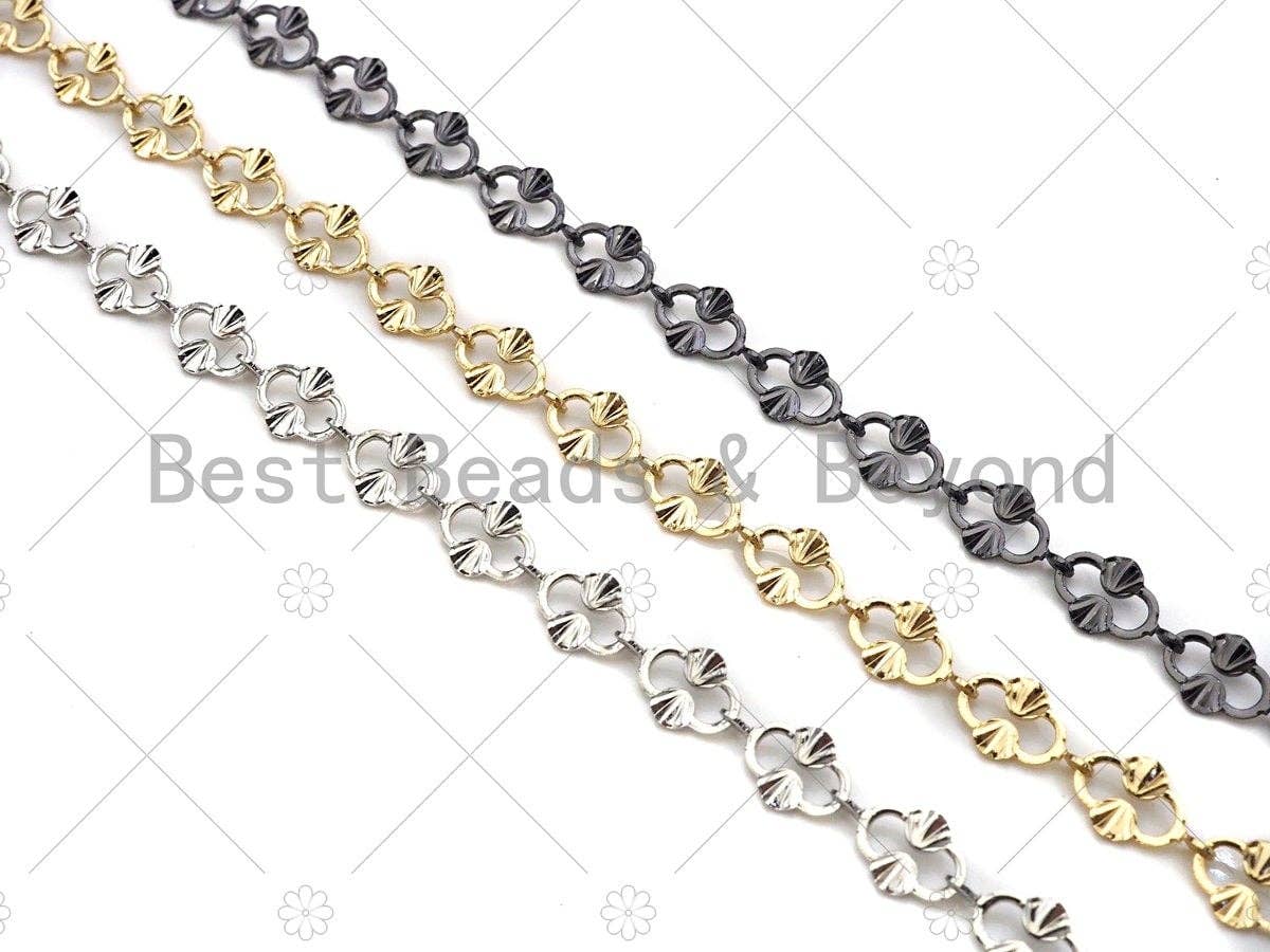 High Quality Hand Made Thin Fancy Oval link Chain, 18K Real Gold Plated Chain, Wholesale bulk Chain, 6.5x11mm,sku#M316