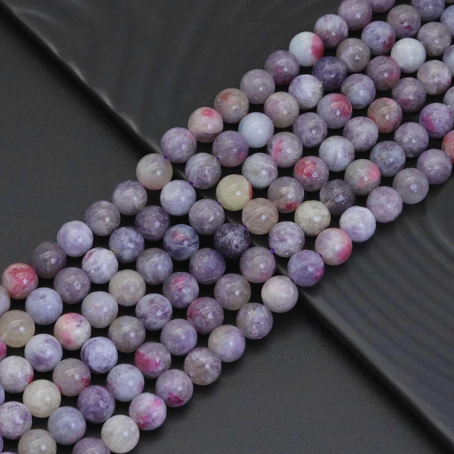 Genuine Pink Tourmaline Round Smooth Beads, Sku#U1863c