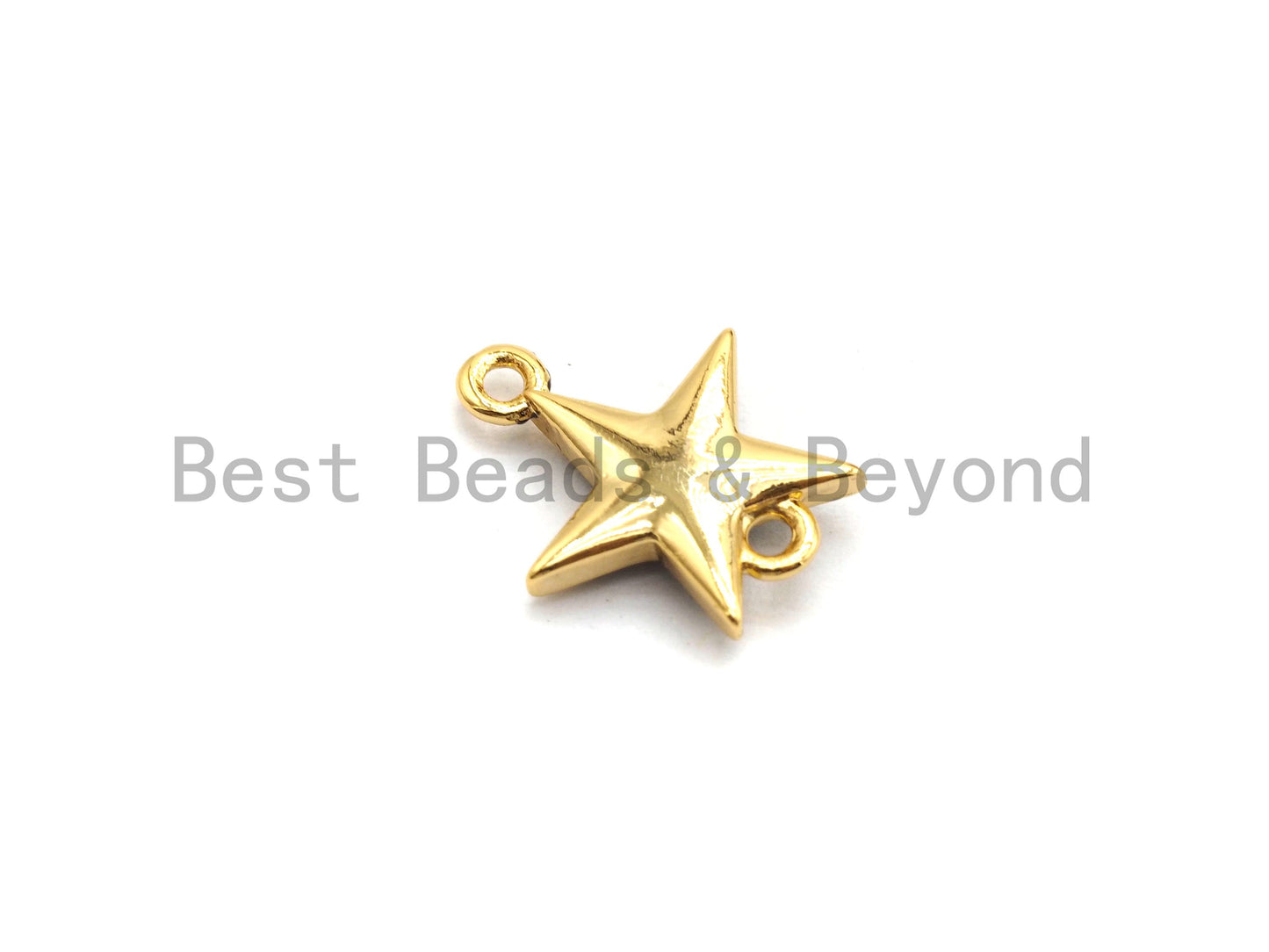 100% Natural Abalone Shell Five Star Connector, Gold/Silver Plated Abalone, Bracelet/ Necklace Making Connector, 11x13mm,SKU#Z299