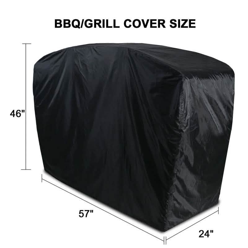 Housse de protection étanche pour barbecue à gaz 57" noire