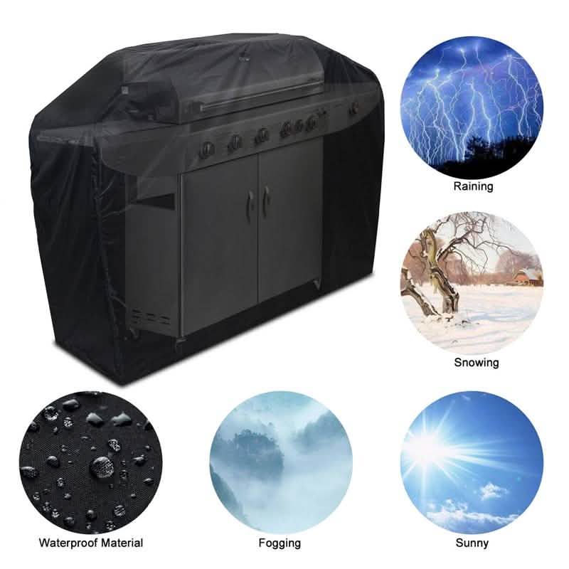 Housse de protection étanche pour barbecue à gaz 57" noire